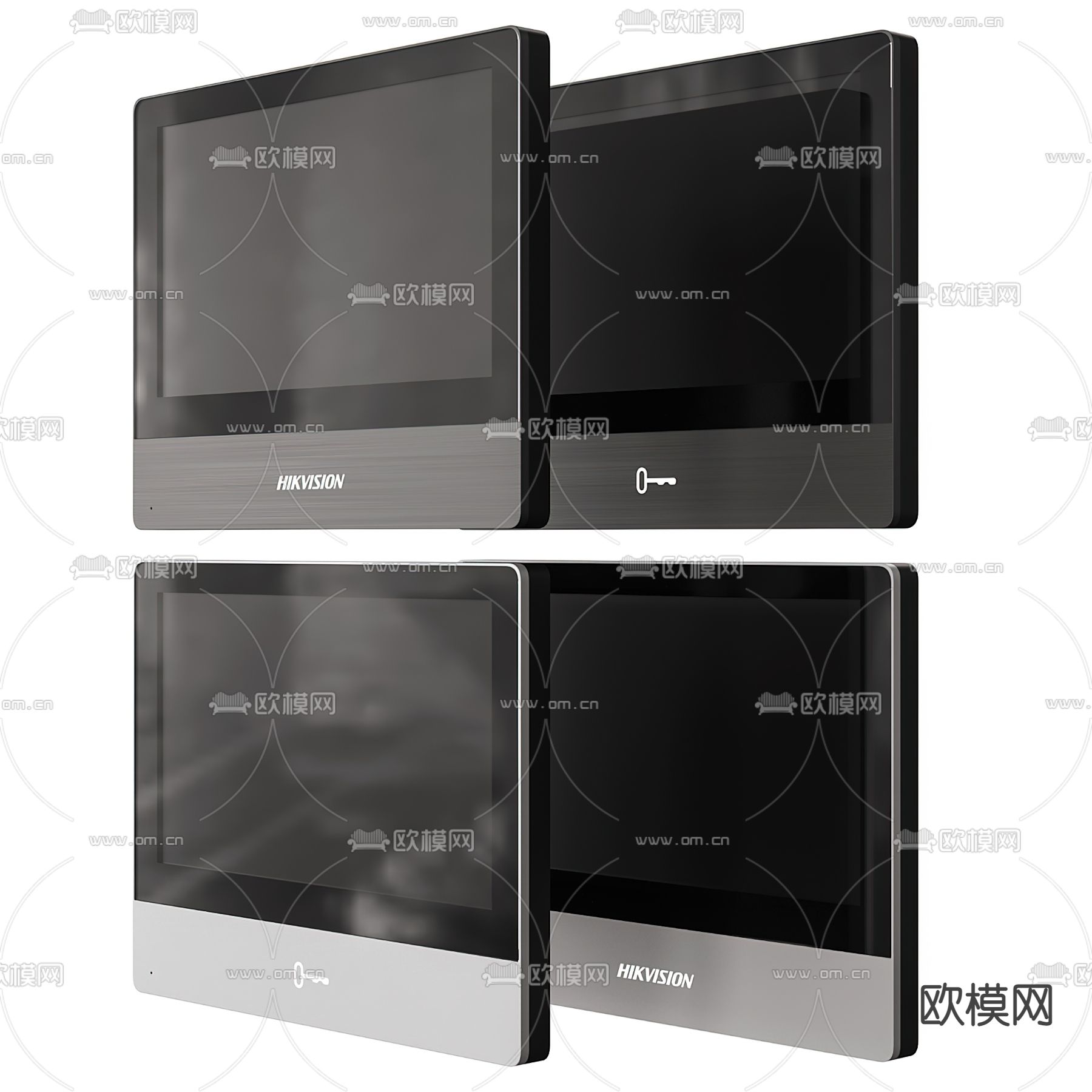 电子可视门铃 对讲门铃3d模下载