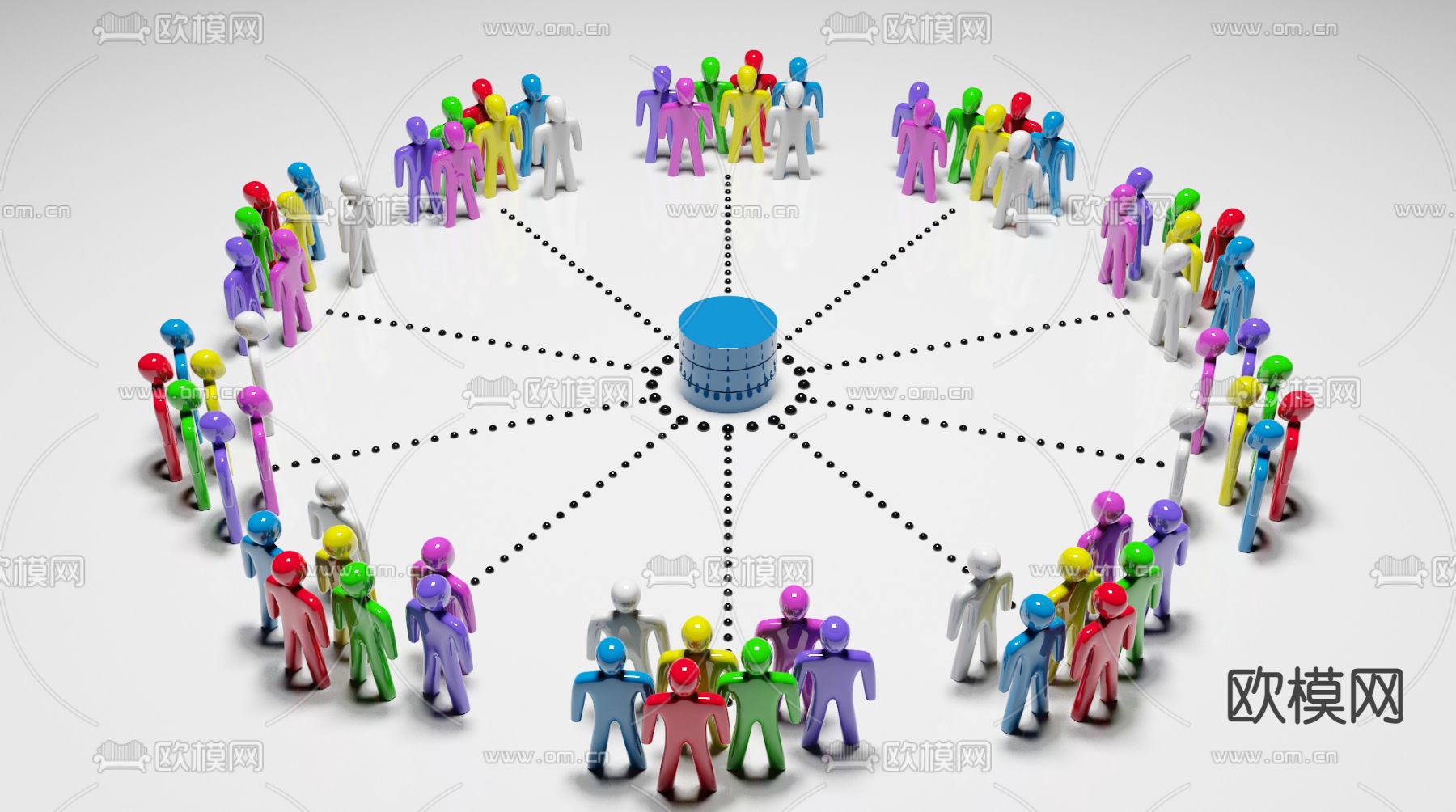 积木摆件3d模型下载