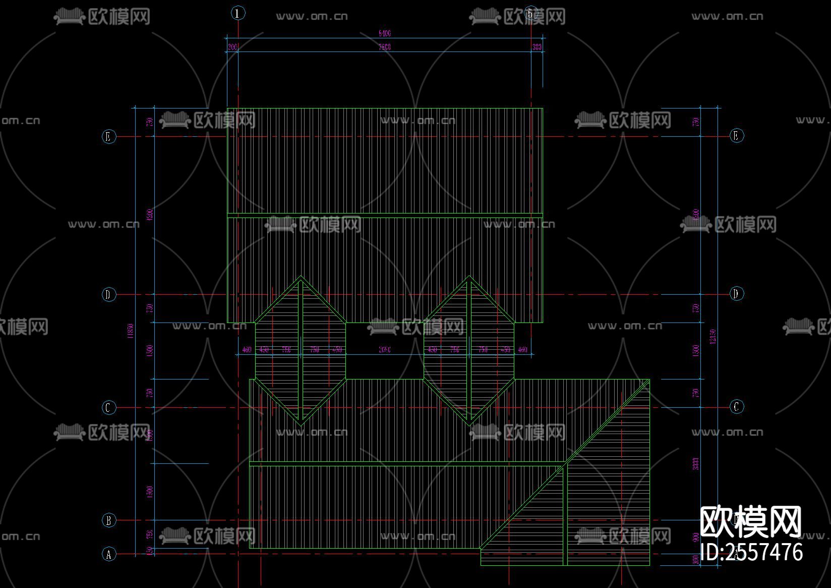 中式古建仿古厕所节点大样下载（渲染图4）