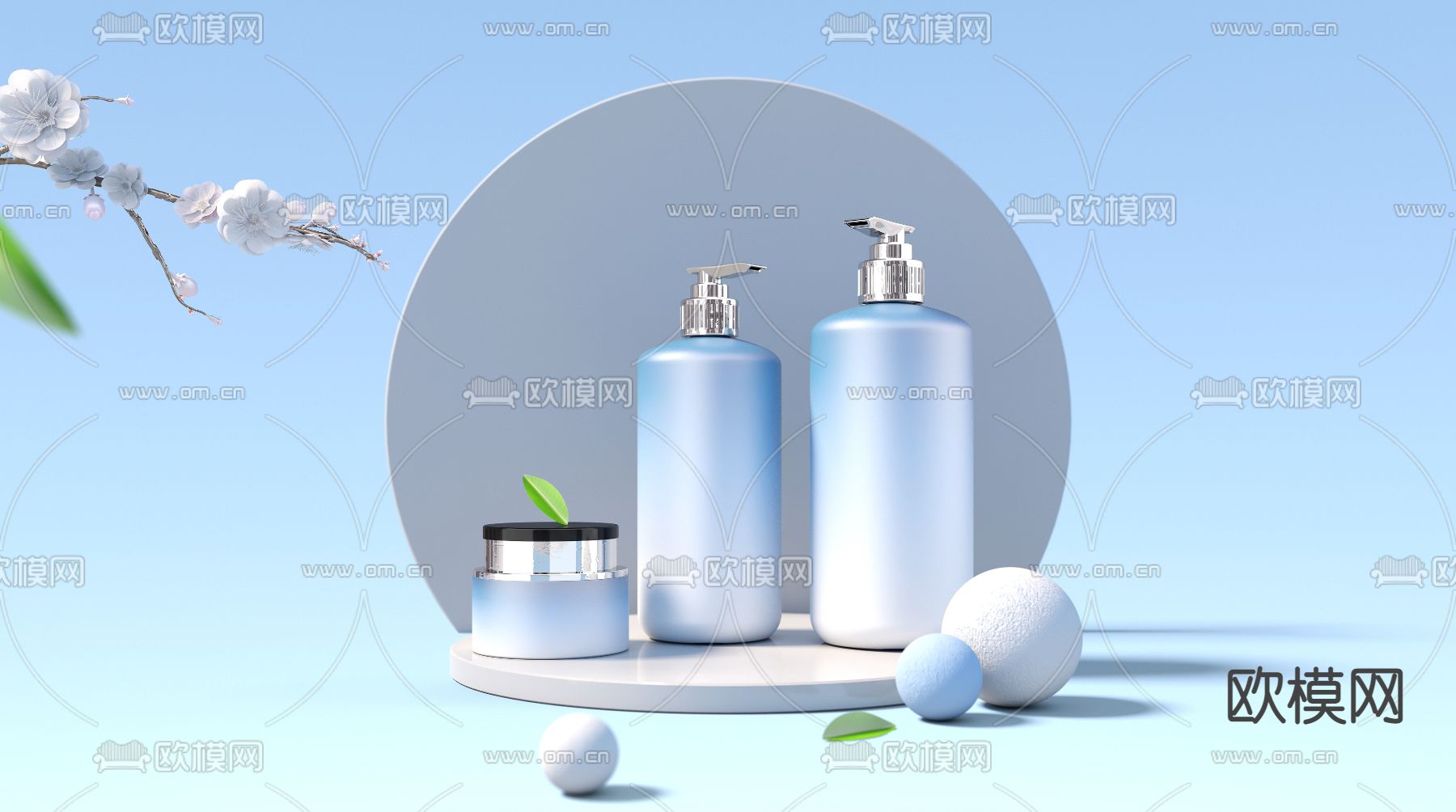 护肤品 洗涤日用3d模型下载