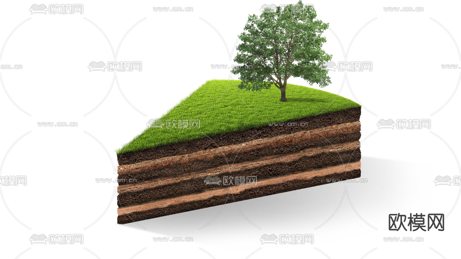 蛋糕草地psd下载