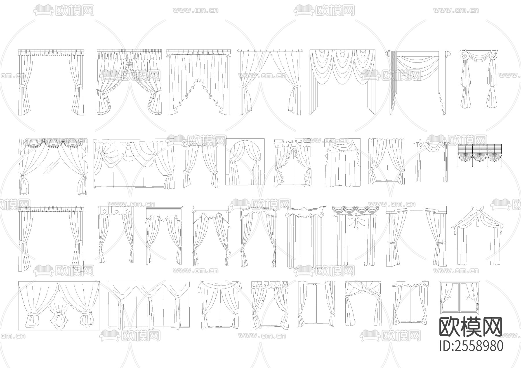 家具CAD图库下载（渲染图6）
