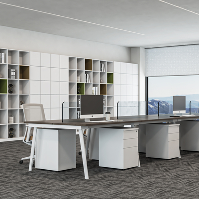  现代屏风卡位su模型 