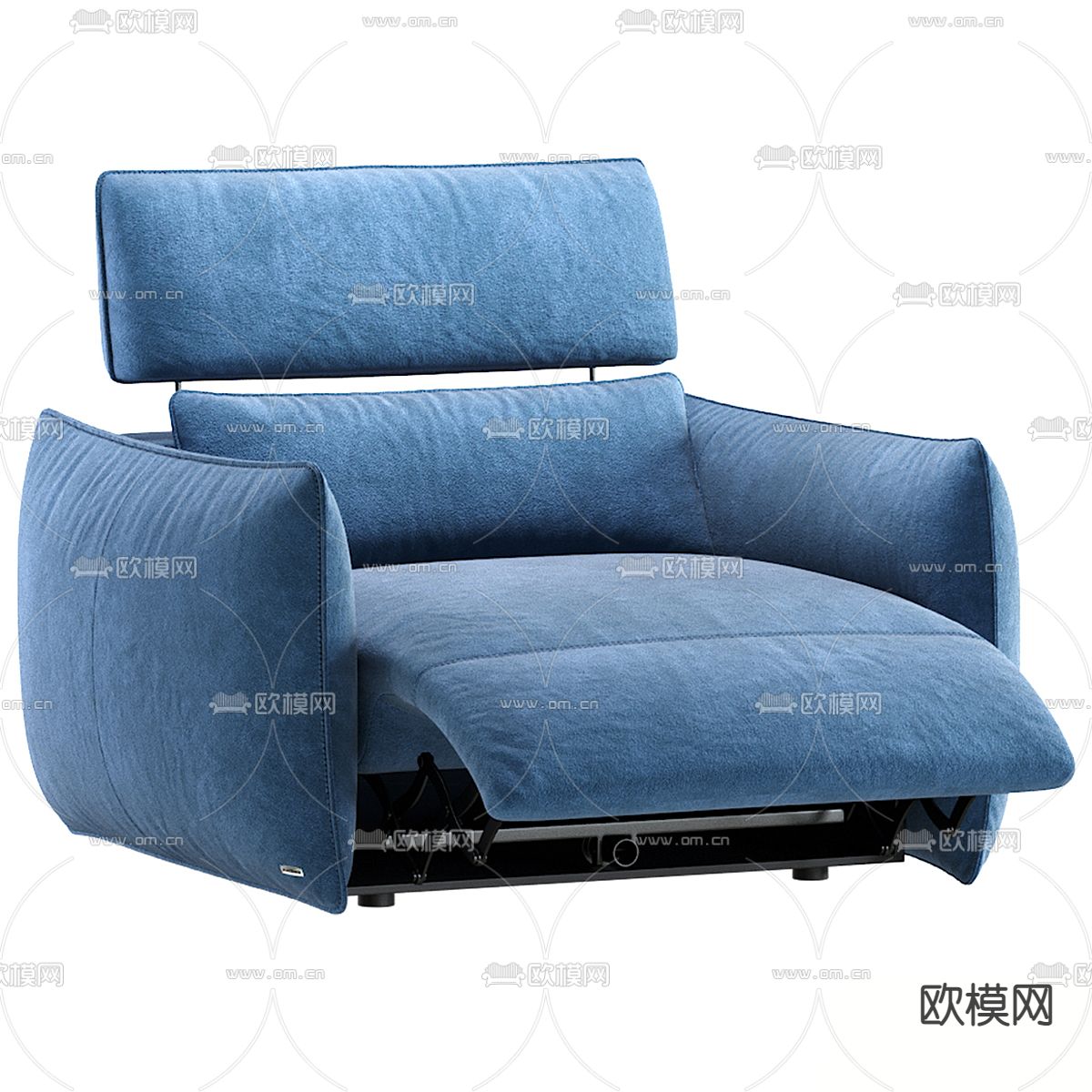 Natuzzi 软体沙发 单人沙发3d模型下载（渲染图2）