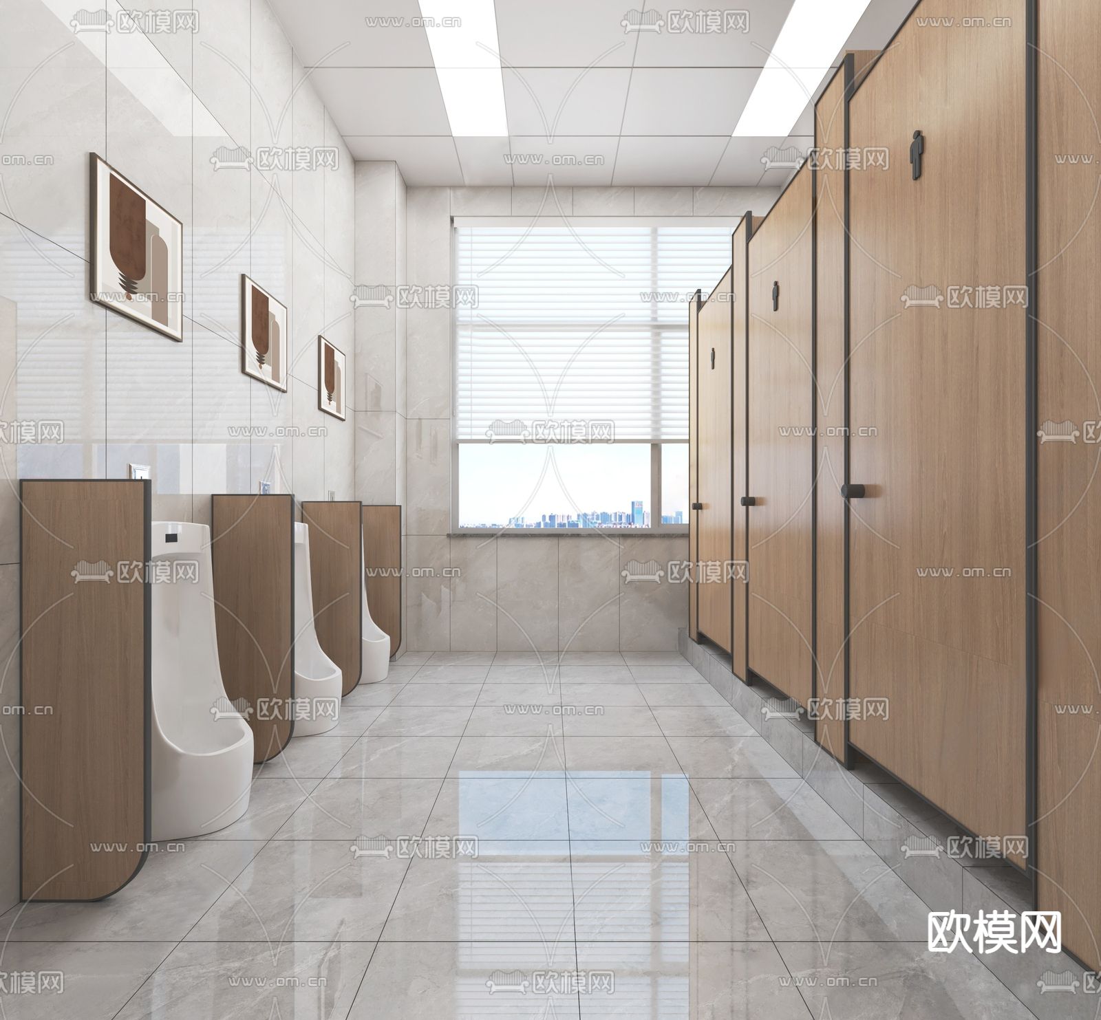 公共卫生间 WC su模型下载