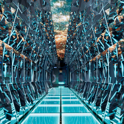  现代KTV过道su模型 