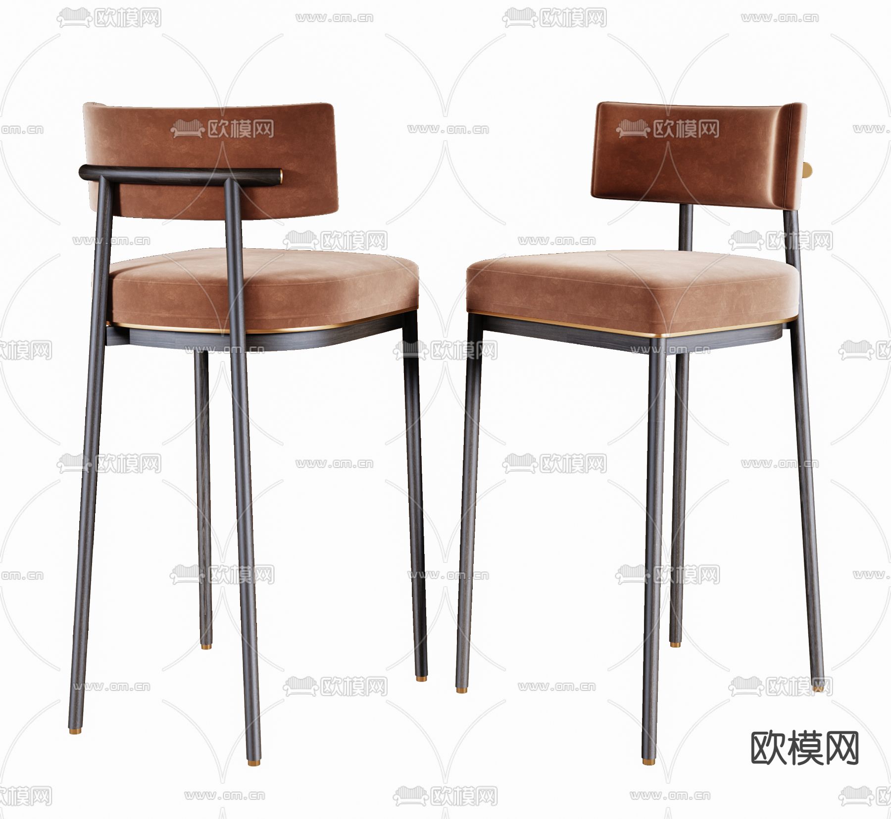 Pertica 吧椅su模型下载（渲染图1）