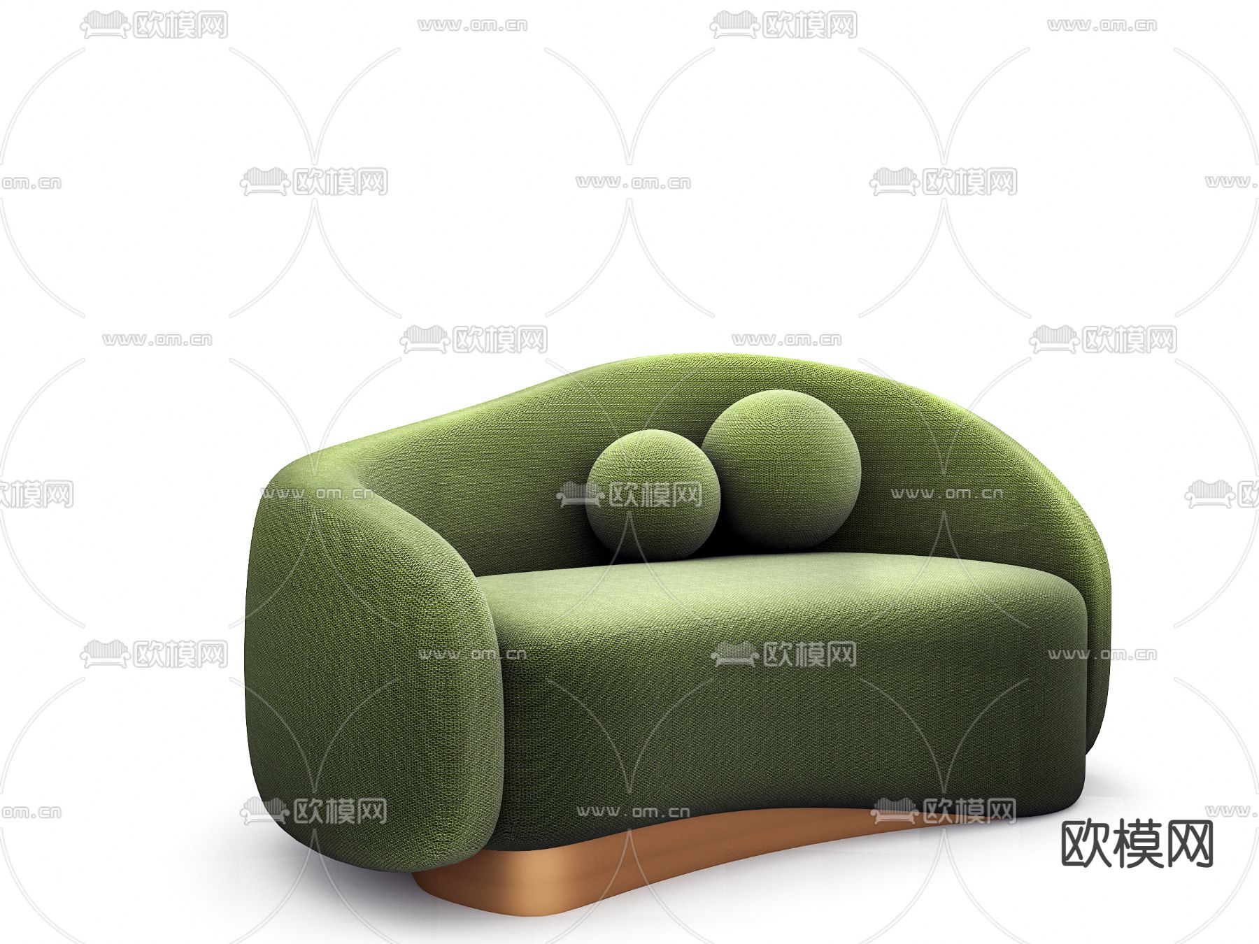 休闲沙发3d模型下载