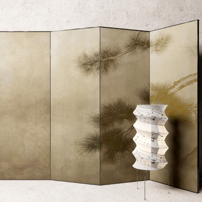 屏风 隔断su模型