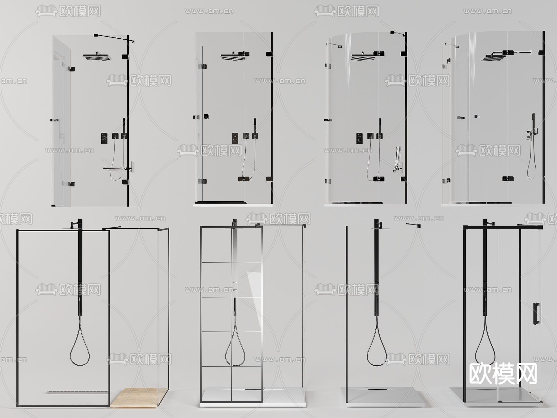 淋浴房3d模型下载