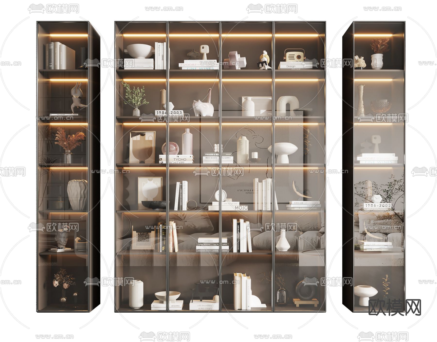 玻璃装饰柜 陈列柜3d模型下载