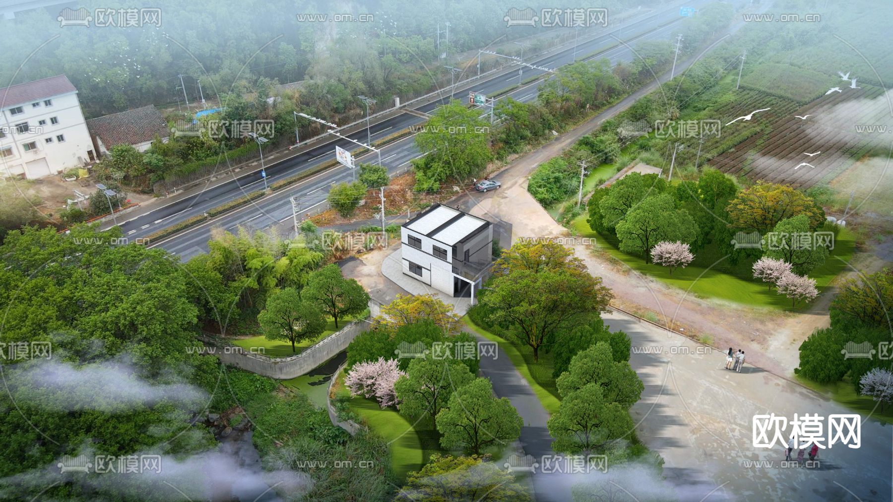 农村自建房psd下载