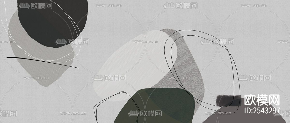 几何墙纸下载（渲染图2）