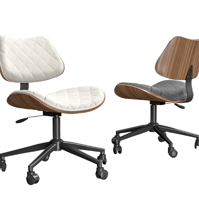 办公椅 职员椅su模型