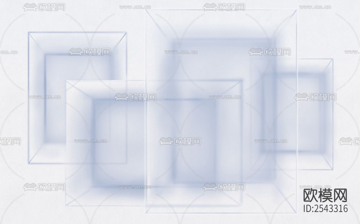 几何墙纸下载（渲染图4）