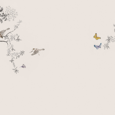  新中式花鸟墙纸 