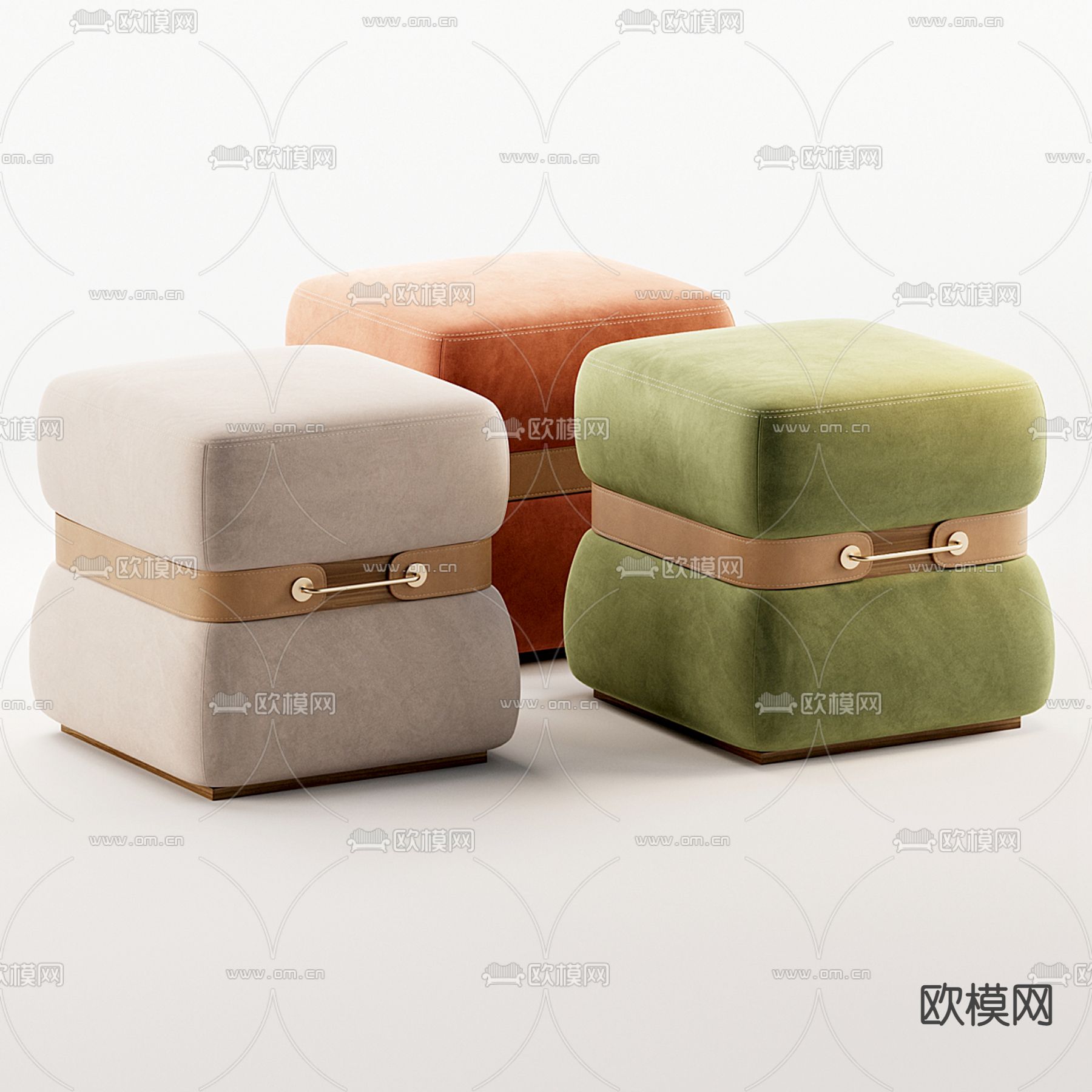 凳子 梳妆凳3d模型下载（渲染图1）