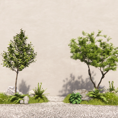  景观树 植物堆su模型 