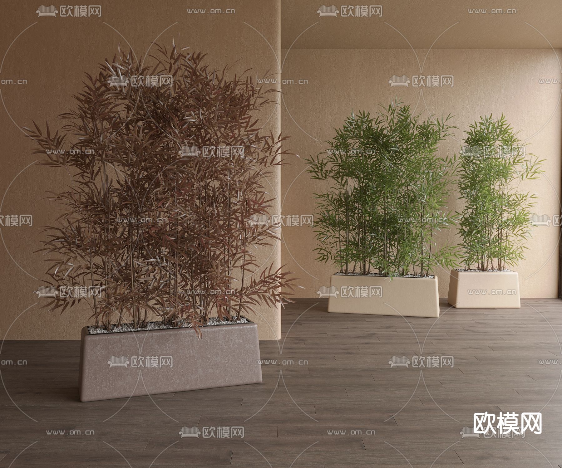 竹子3d模型