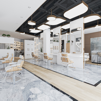  现代理发店su模型 