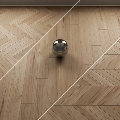 木地板 人字拼地板su模型