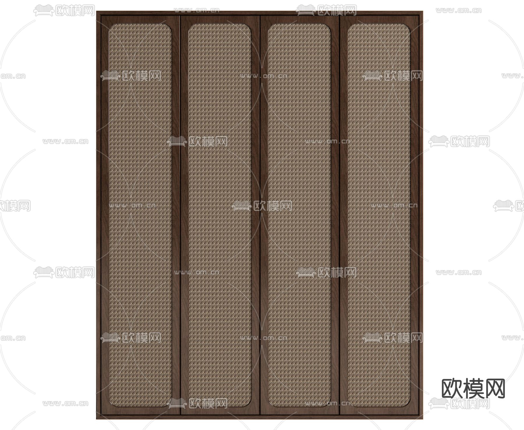 侘寂衣柜su模型下载（渲染图1）