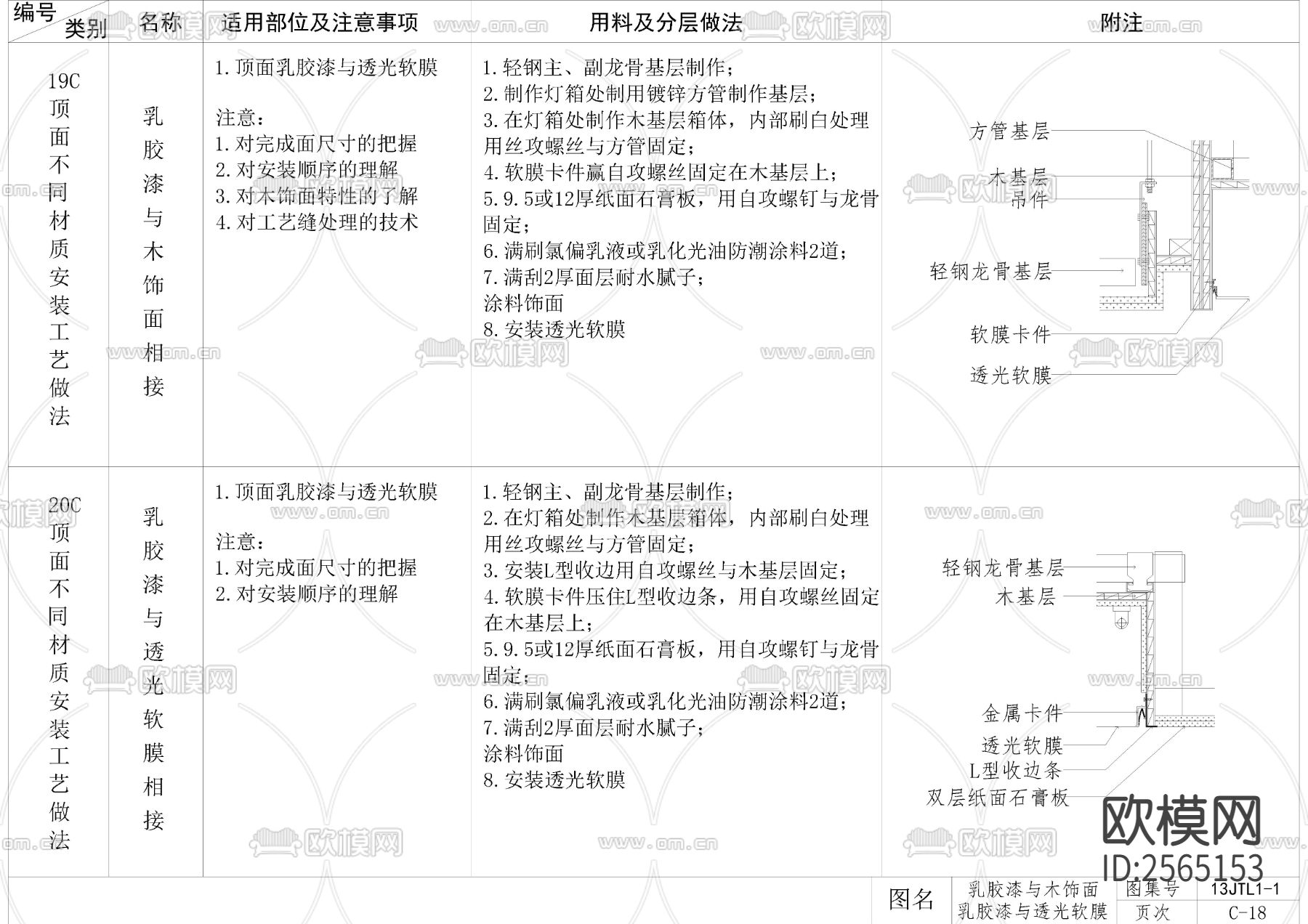 装修材料CAD施工图下载（渲染图9）