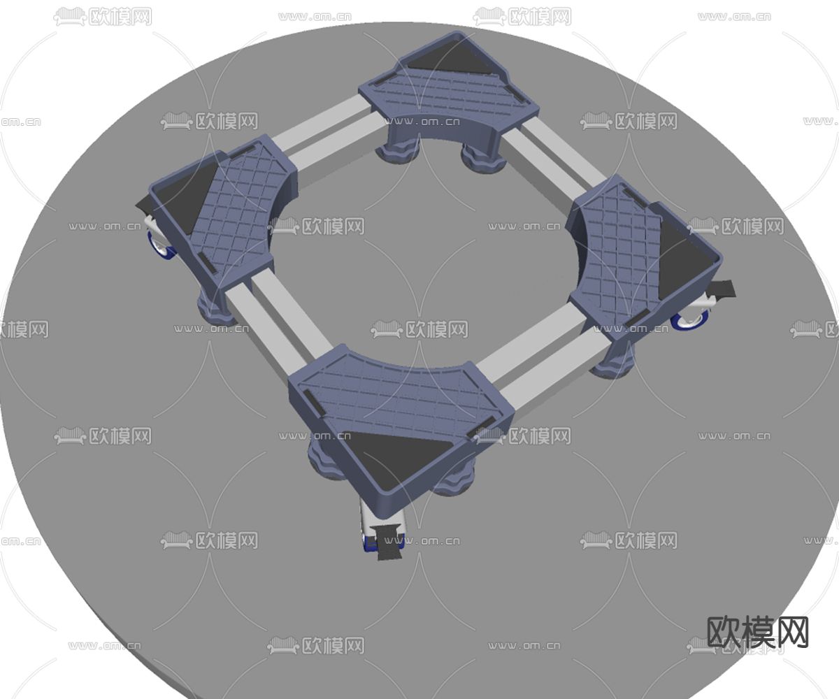 移动托板su模型下载（渲染图2）
