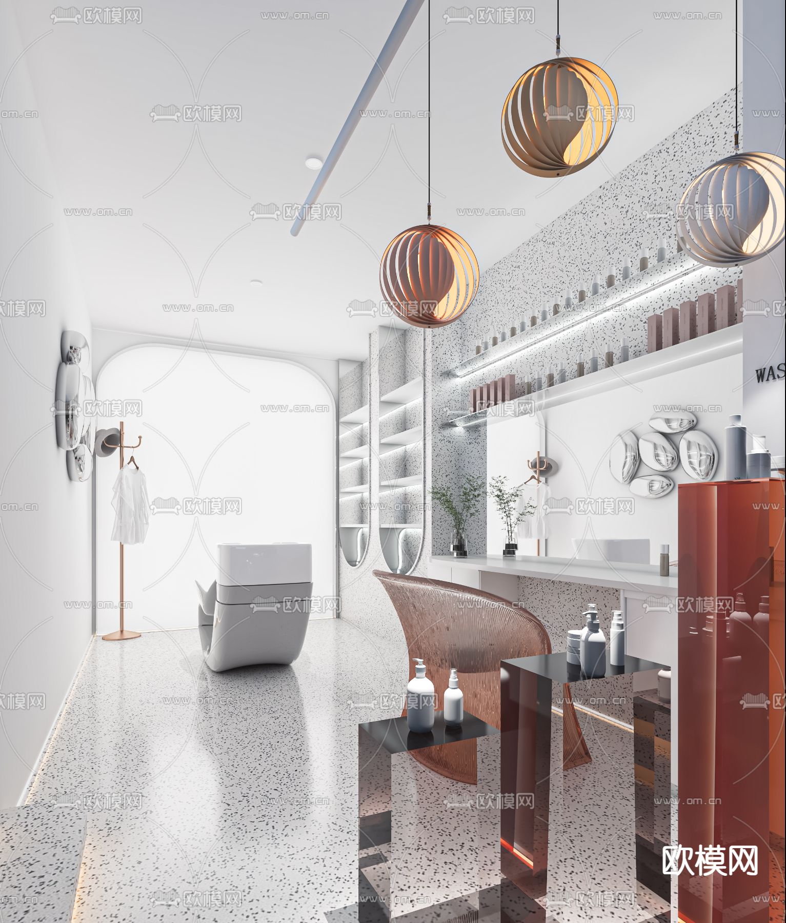 现代理发店su模型下载（渲染图1）