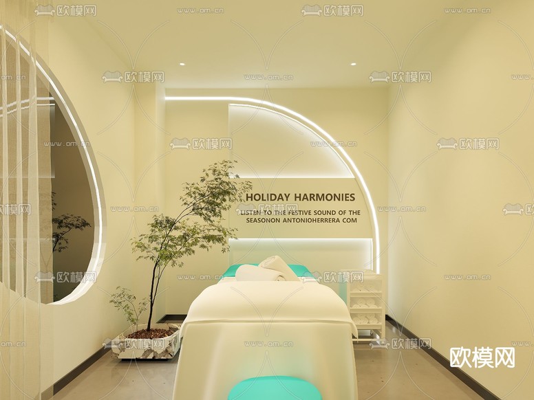 SPA 护理房3d模型下载