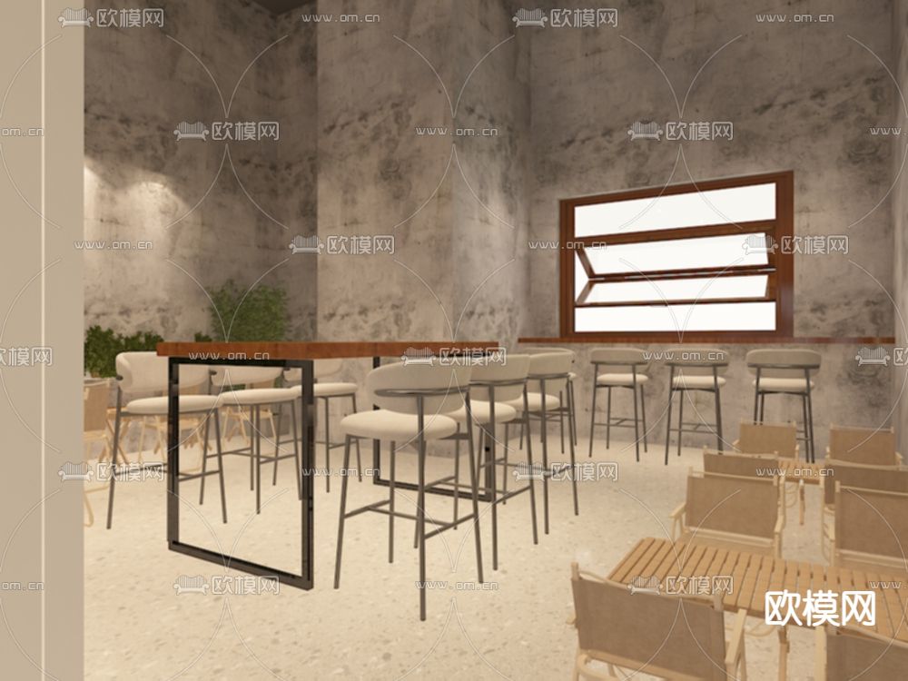 咖啡店免费3d模型