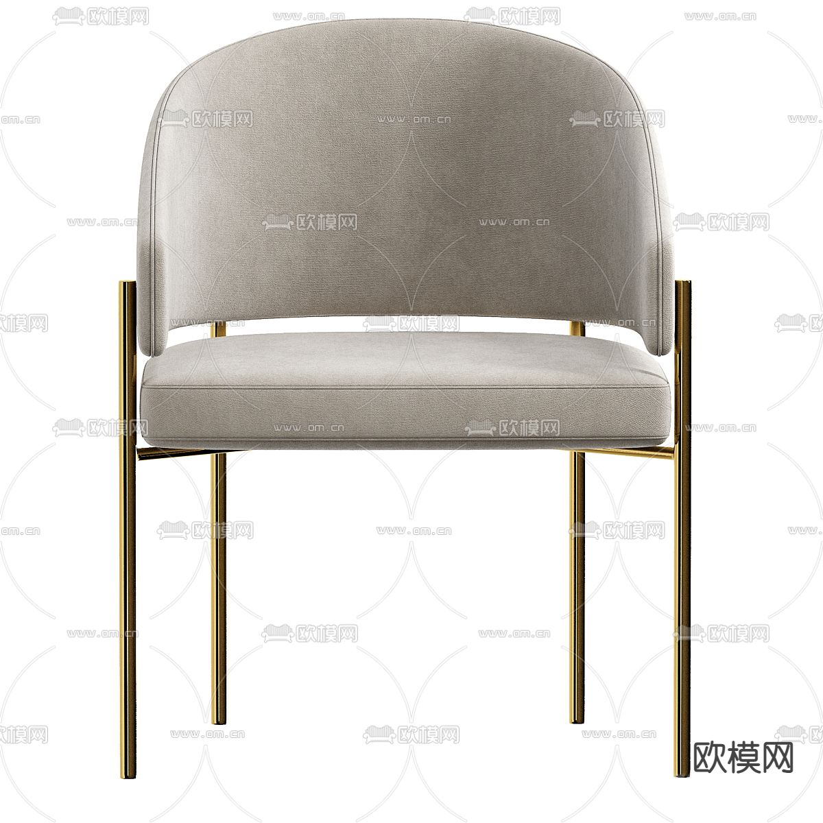 Cassina椅子 餐椅3d模型下载（渲染图2）