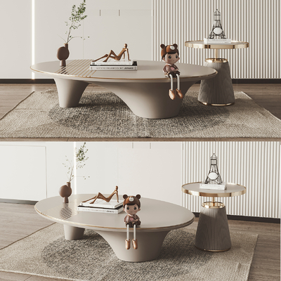  Minotti 茶几su模型 