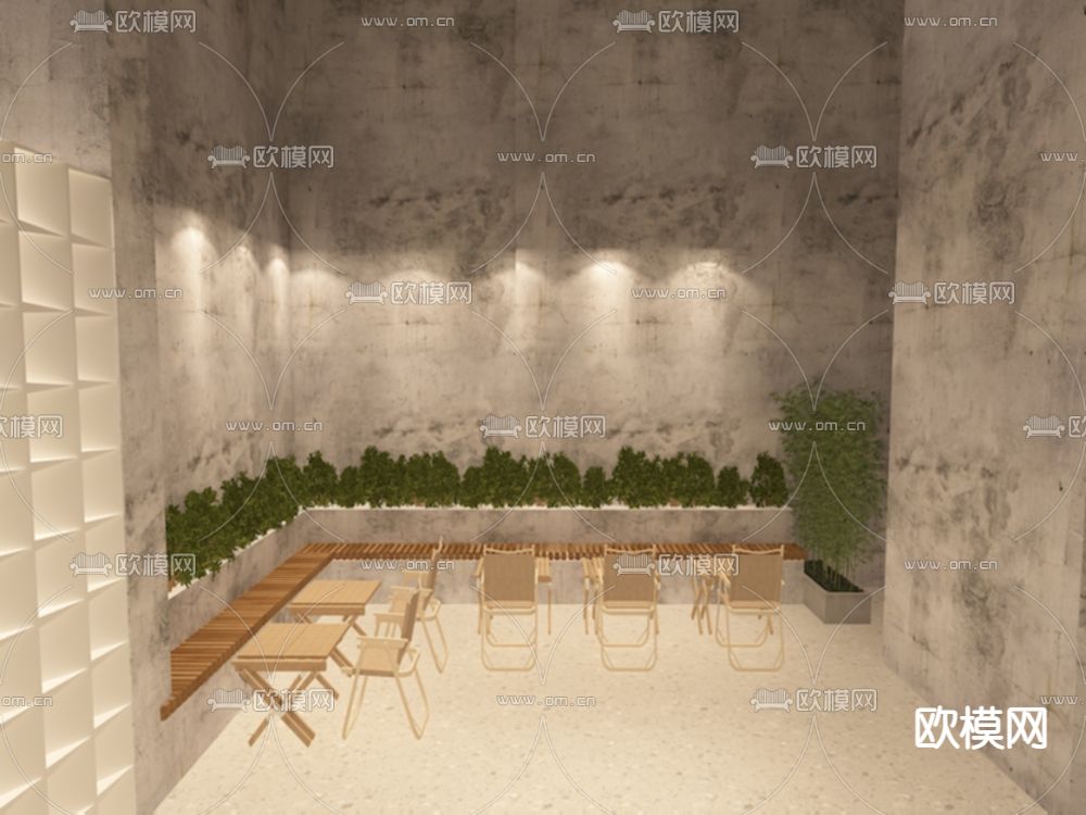 咖啡店免费3d模型