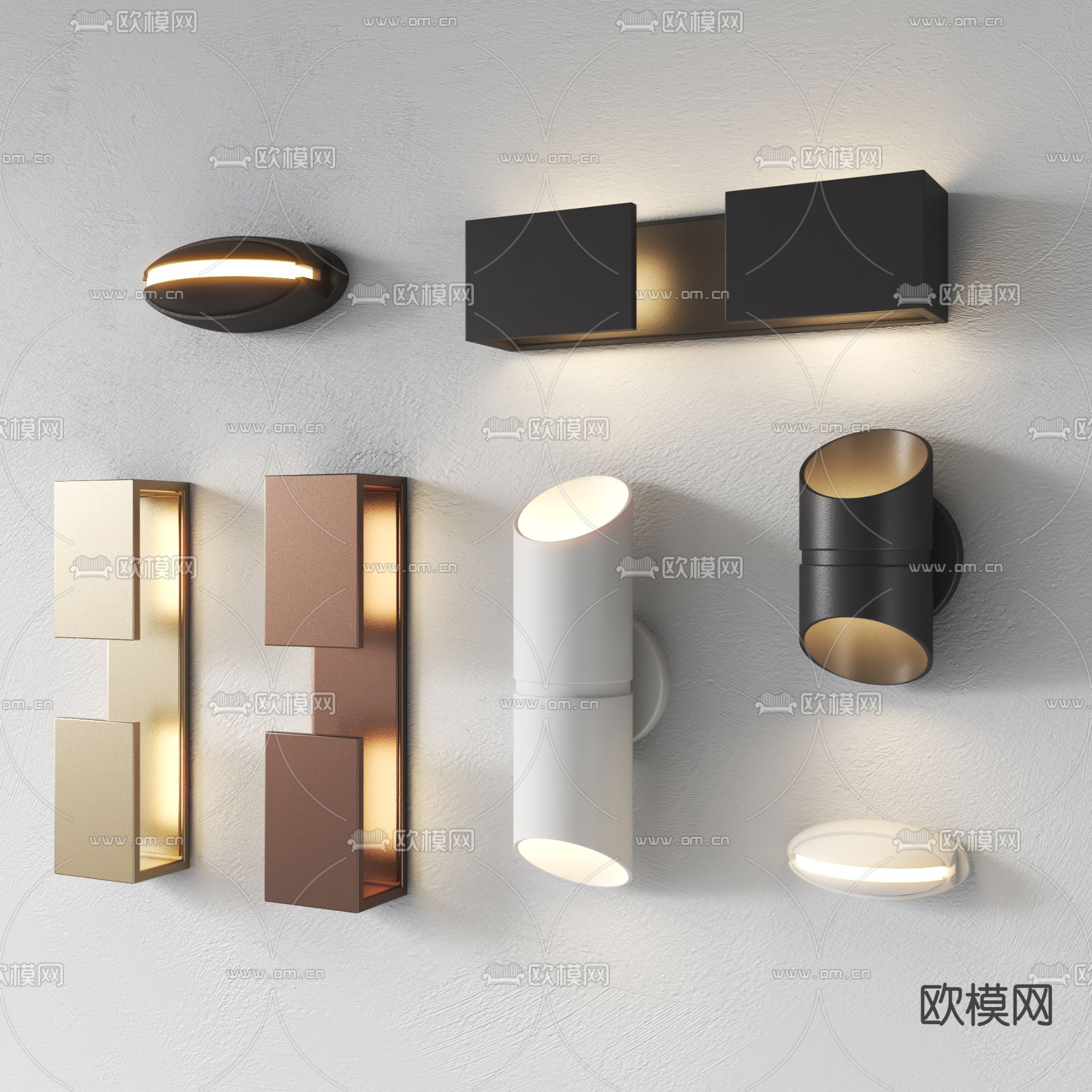壁灯3d模型下载