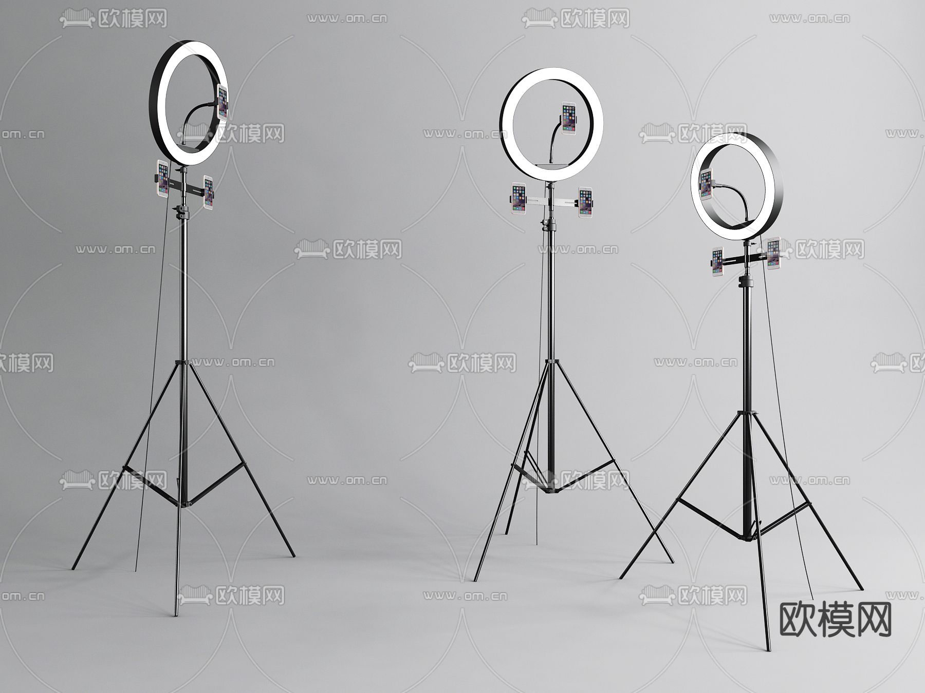 现代补光灯3d模型下载_ID14017940_3dmax免费模型-欧模网