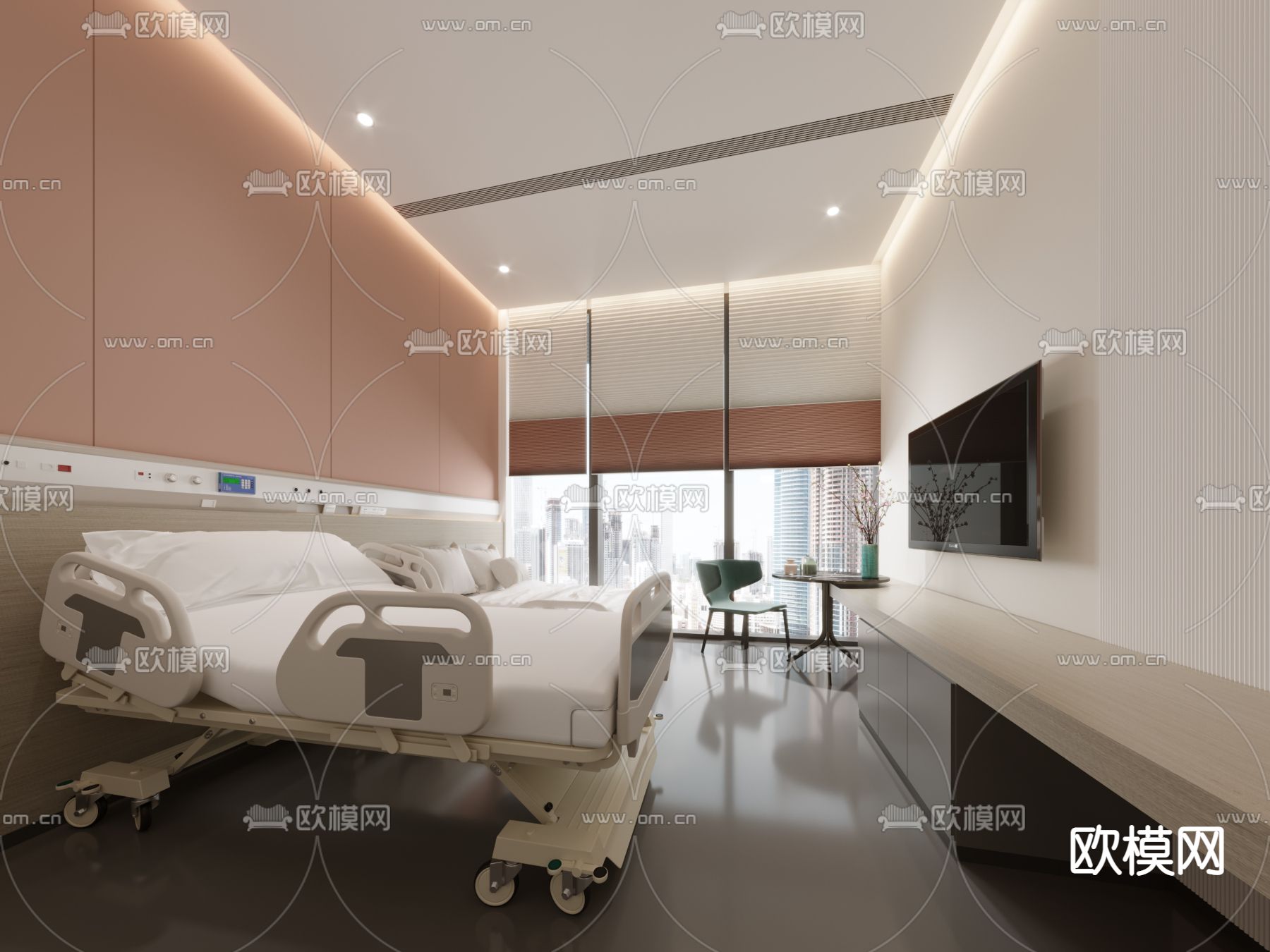 月子中心 医院 病房3d模型下载