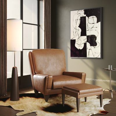  简美休闲沙发su模型 