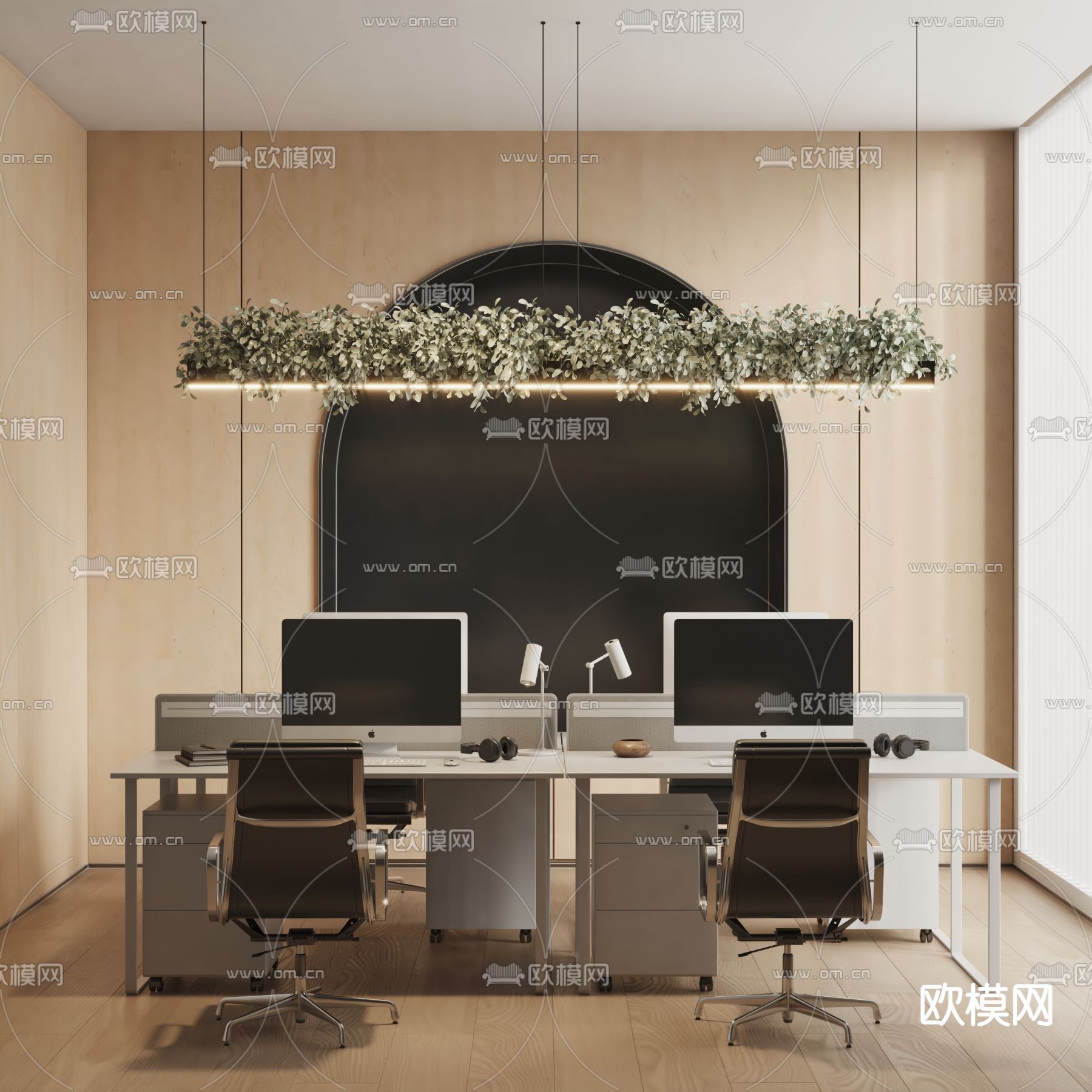 Mezzo 办公室3d模型下载_ID14019418_3dmax免费模型-欧模网
