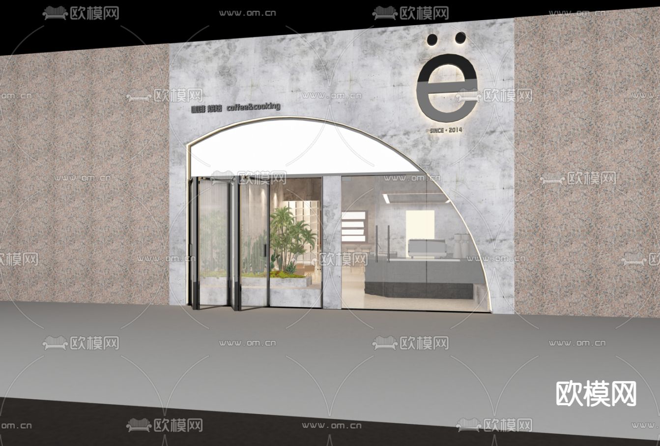 咖啡店免费3d模型