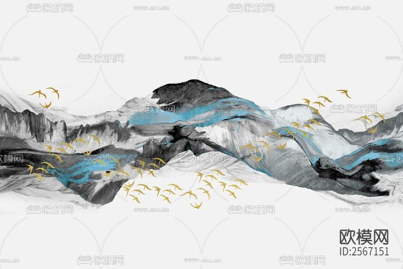 中式壁纸下载（渲染图9）