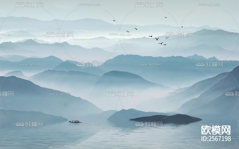 中式壁纸下载（渲染图6）