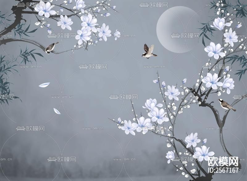 中式壁纸下载（渲染图4）