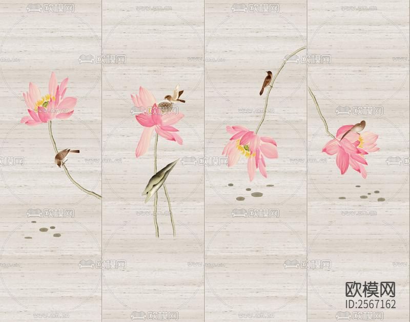 中式壁纸下载（渲染图1）