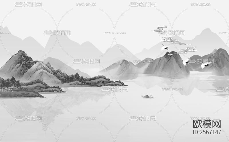 中式壁纸下载（渲染图9）