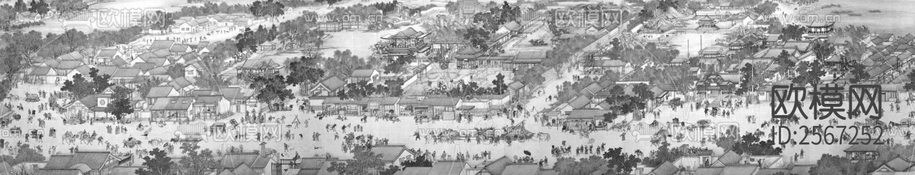 新中式壁纸下载（渲染图6）