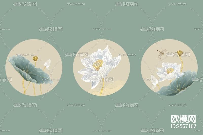 中式壁纸下载（渲染图8）