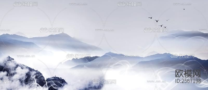 中式壁纸下载（渲染图9）