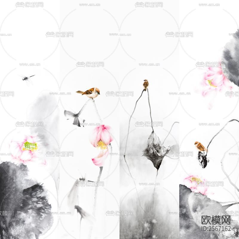 中式壁纸下载（渲染图3）