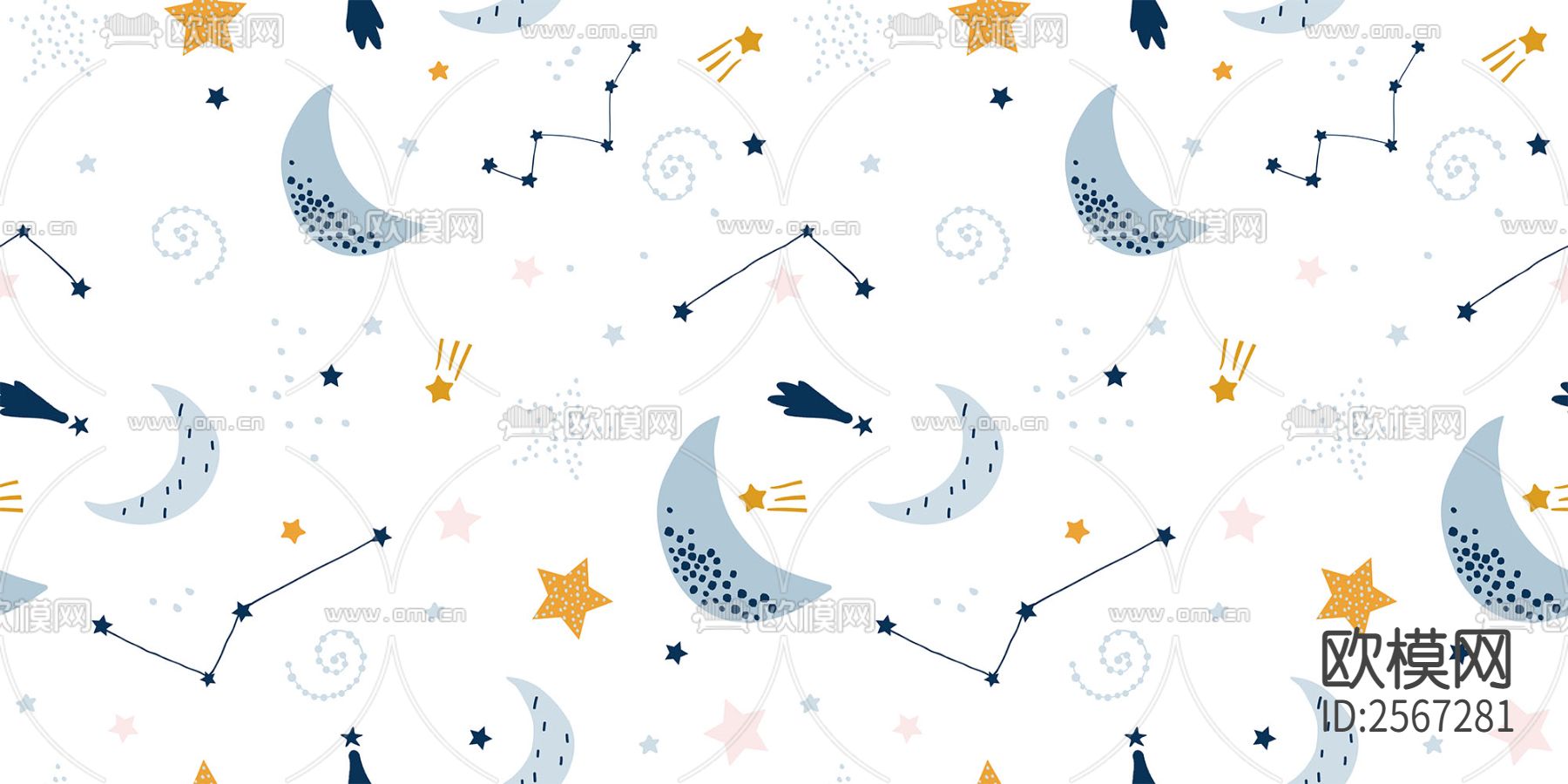 儿童壁纸贴图下载（渲染图3）